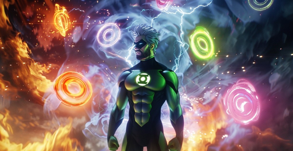 Kyle Rayer who wielded all 7 lantern rings